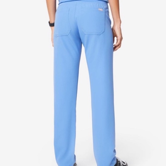 FIGS Livingston scrub pants size M Ceil Blue - Picture 2 of 2